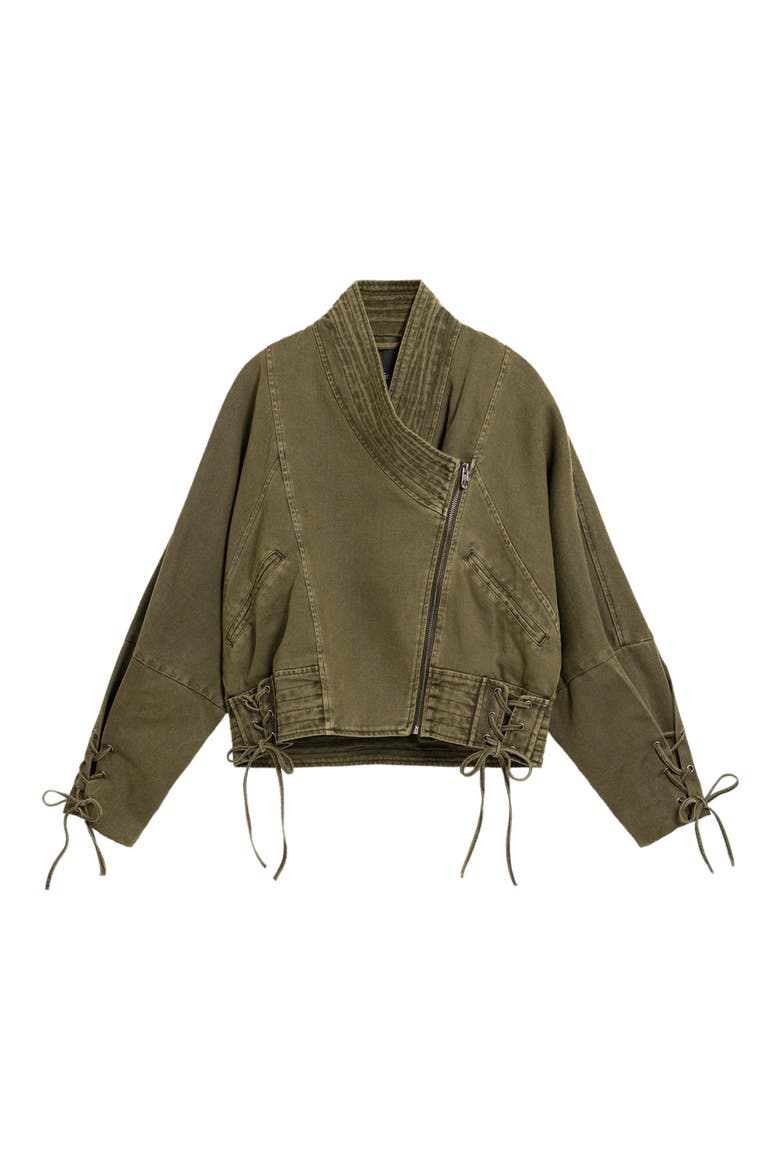 Cotton Twill Utility Jacket, Alternate, color, MILITARY GREEN