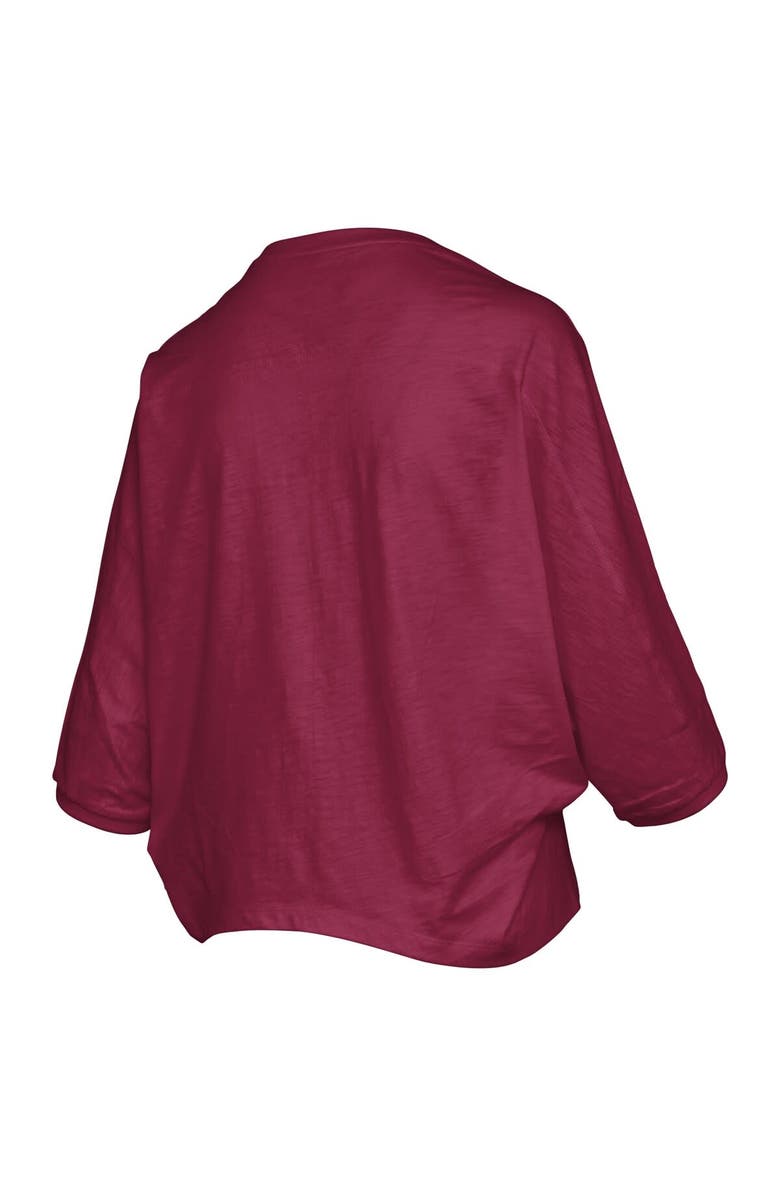 PRESSBOX Women's Pressbox  Garnet South Carolina Gamecocks Midi Arch Over Logo Oversized T-Shirt, Alternate, color, 