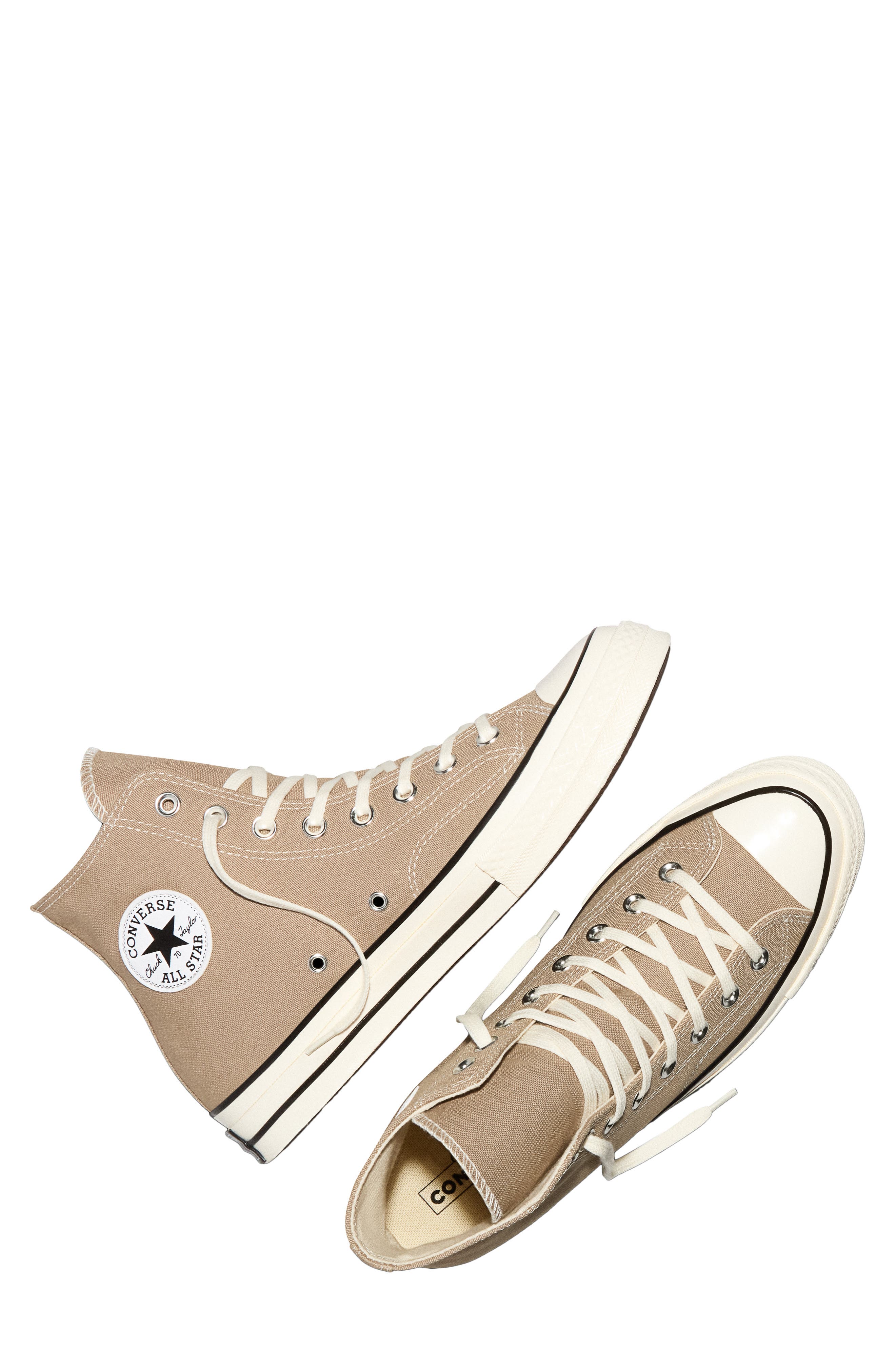 Chuck 70 High Top Sneaker, Alternate, color, VINTAGE CARGO/ EGRET/ BLACK