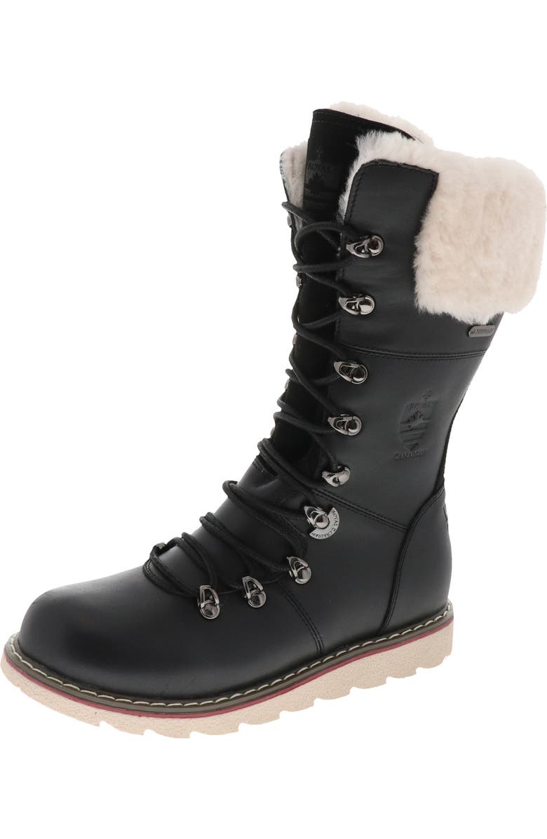 Royal Canadian Castlegar Genuine Shearling Trim Waterproof Boot, Alternate, color,