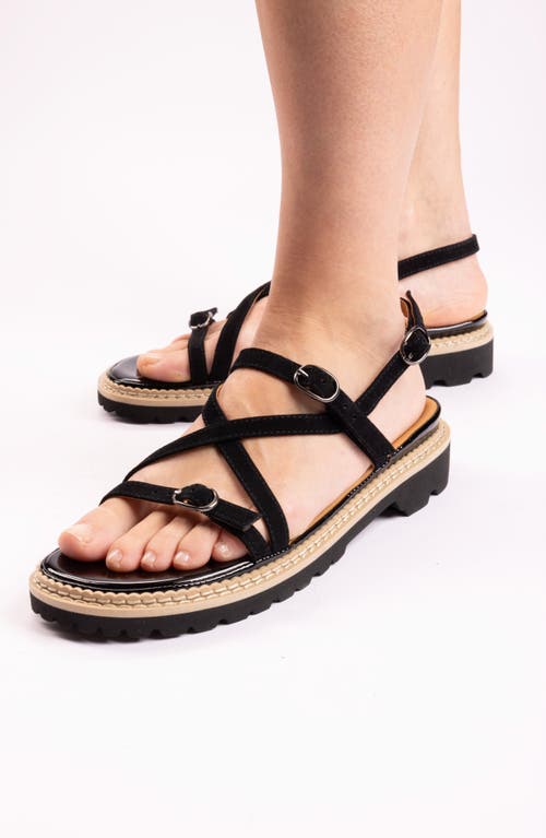 L'amour Des Pieds Danilo Sandal In Black