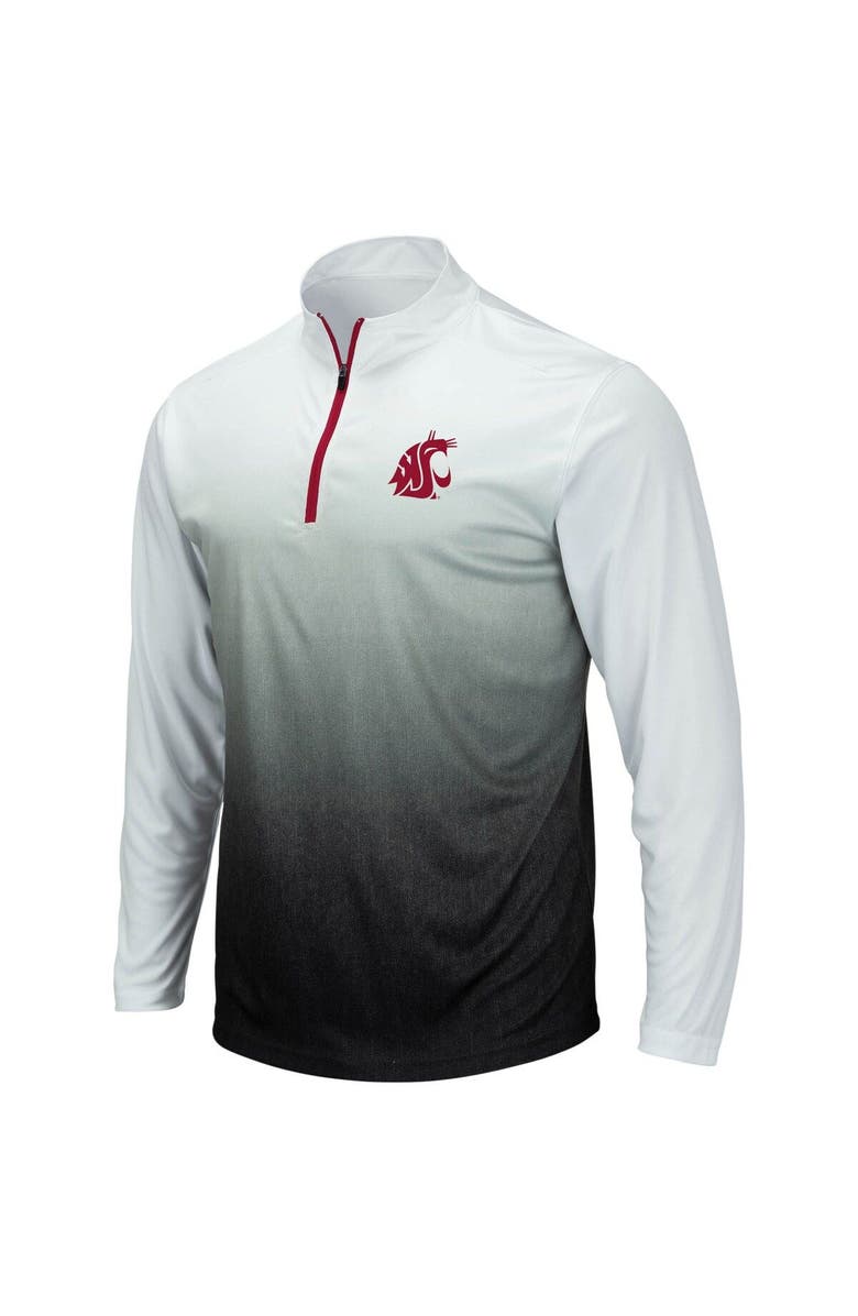 COLOSSEUM Men's Colosseum Gray Washington State Cougars Magic Team Logo Quarter-Zip Jacket, Main, color, Gray