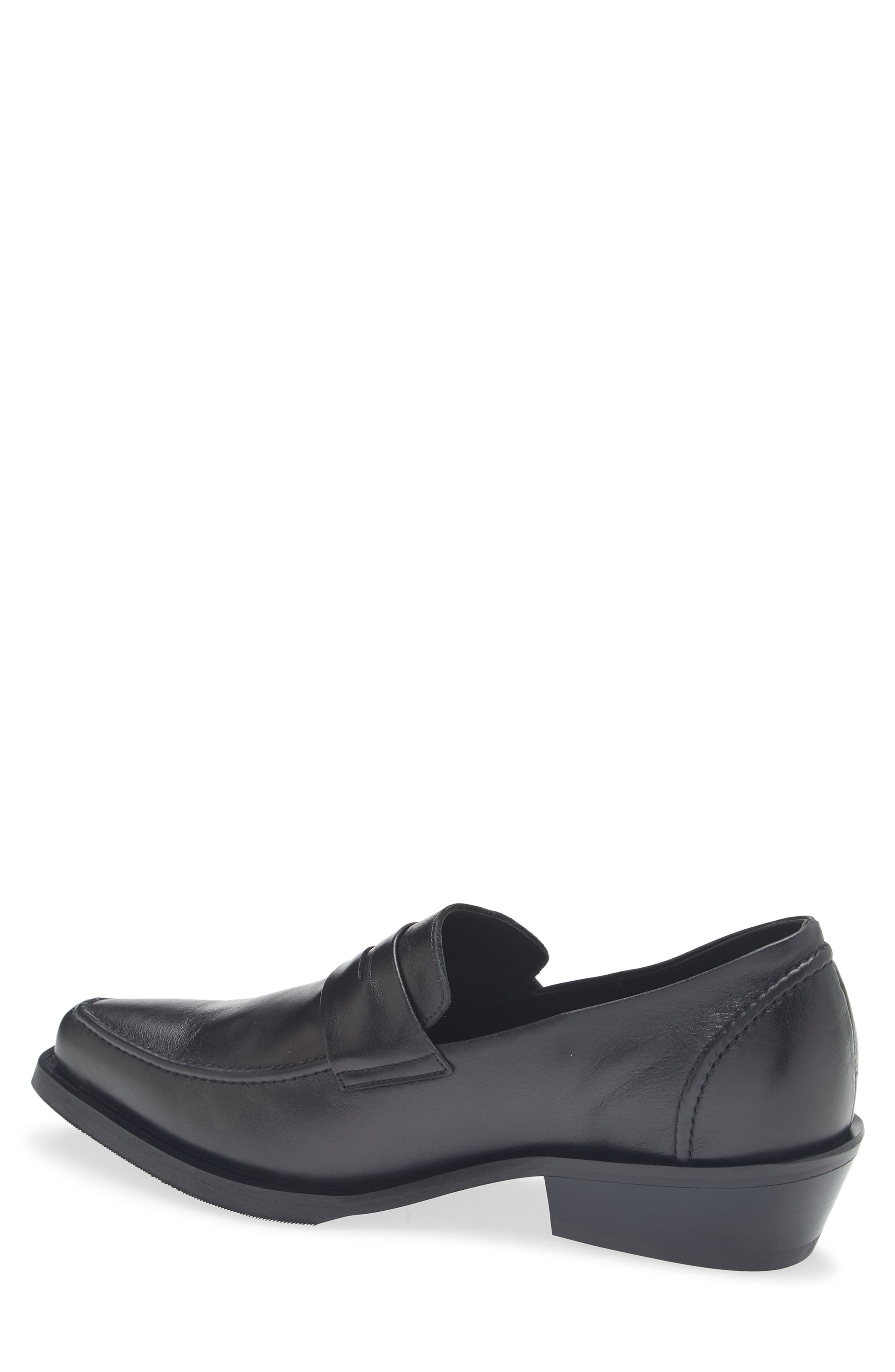 OUR LEGACY Cypher Penny Loafer, Alternate, color, Sombre Satin Bovine