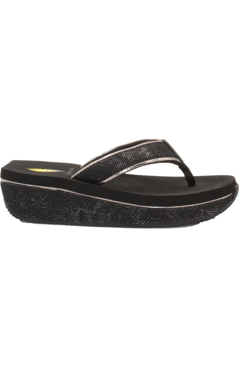 Volatile Neville Genuine Calf Hair Platform Flip Flop, Alternate, color,