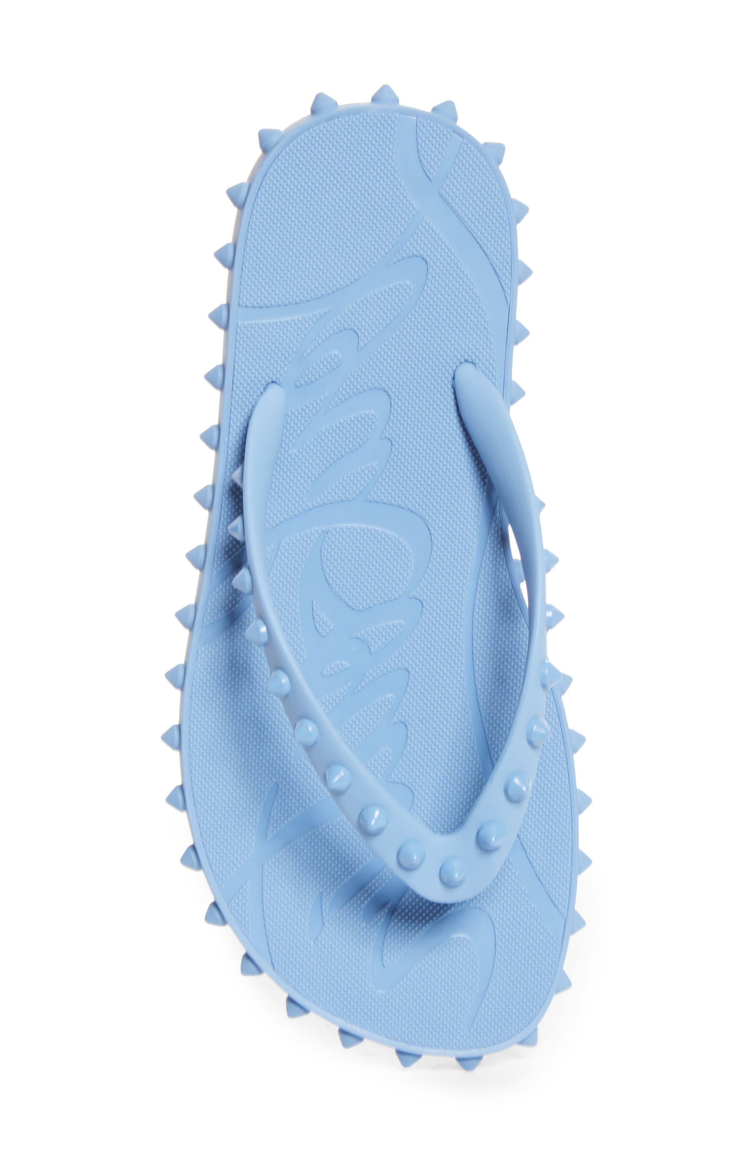 Super Loubi Flip Flop, Alternate, color, CERULEO