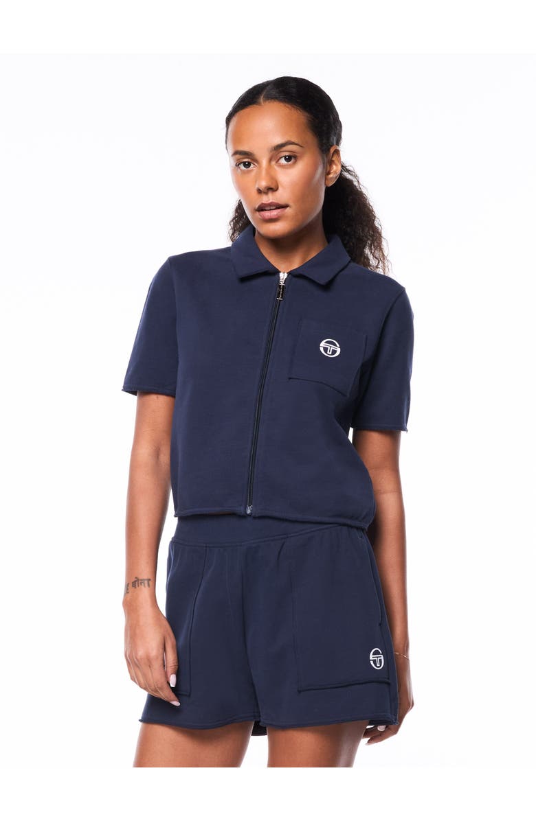 Sergio Tacchini Gianna Cabana Shirt, Main, color, Maritime Blue