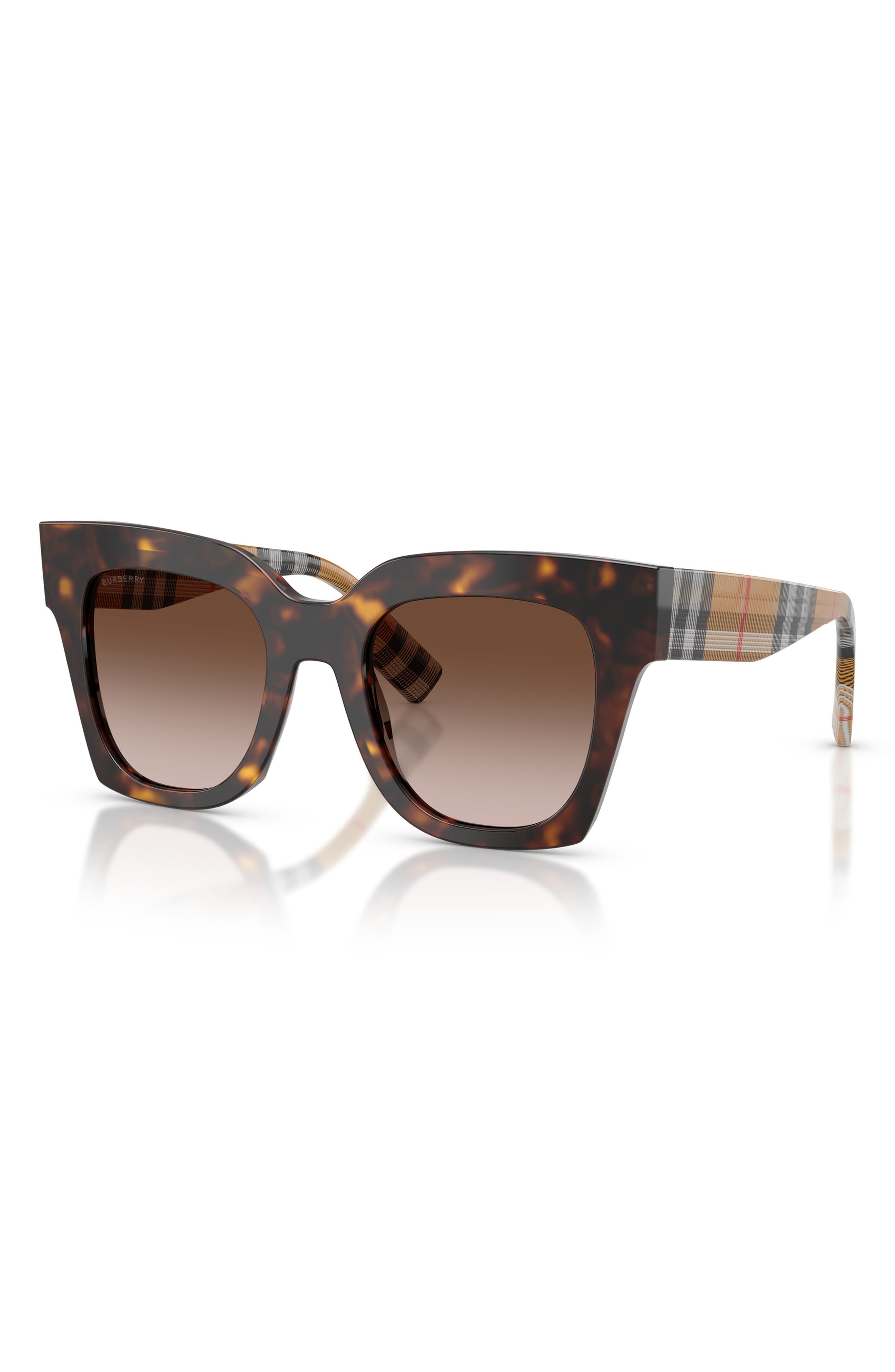 Burberry Kitty 49mm Gradient Square Sunglasses (Women) | Nordstrom
