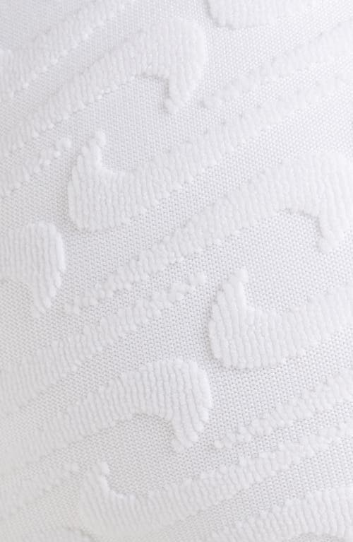Nike Jacquard Terry Triangle Bikini Top In White