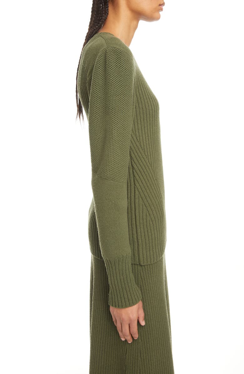 Chloé Mixed Stitch Wool Sweater, Alternate, color, 