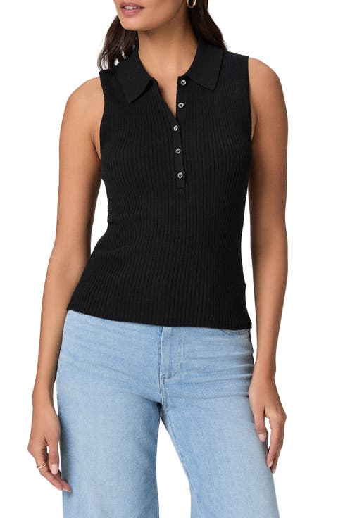 Vesta Rib Sleeveless Polo