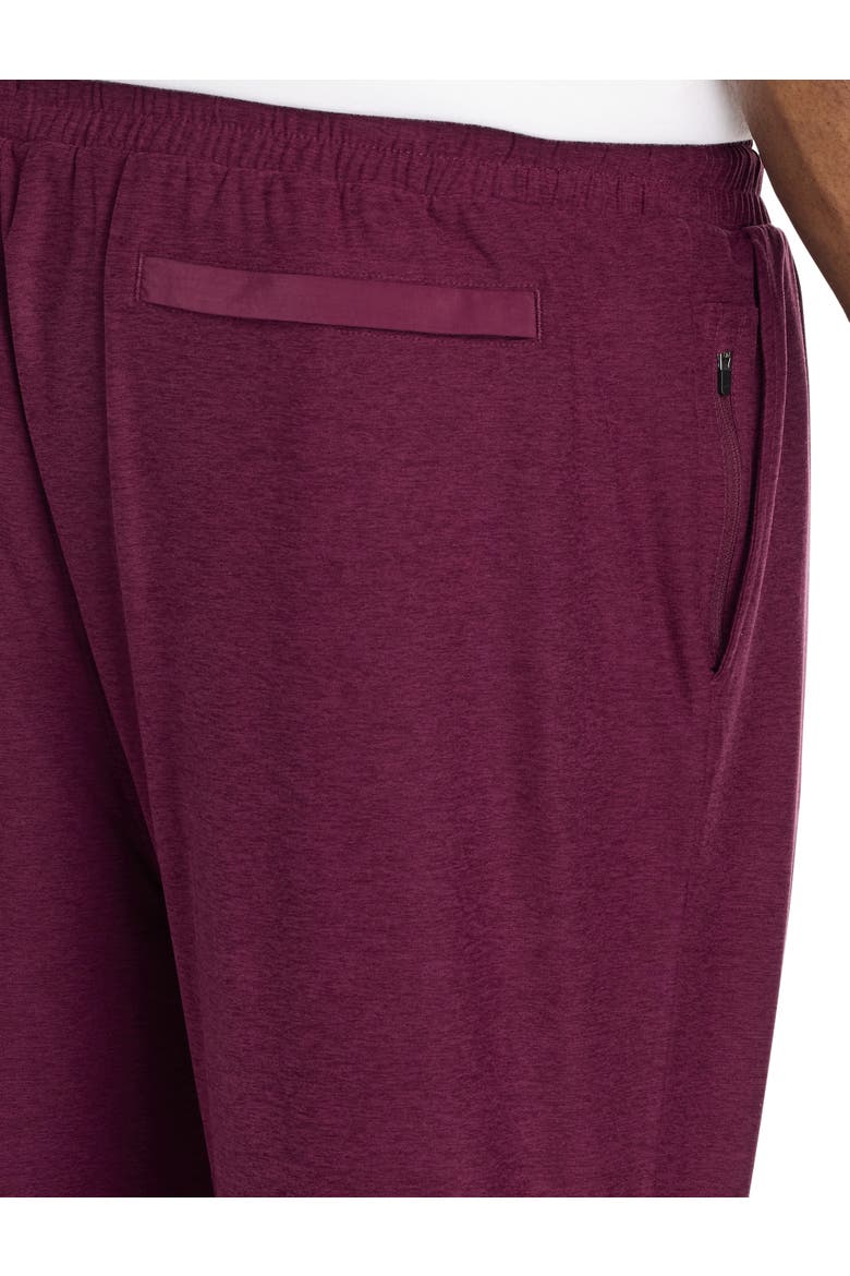 Big & Tall Performance Athletic-Fit Sweatpants, Alternate, color, BLACK CHERRY HEATH