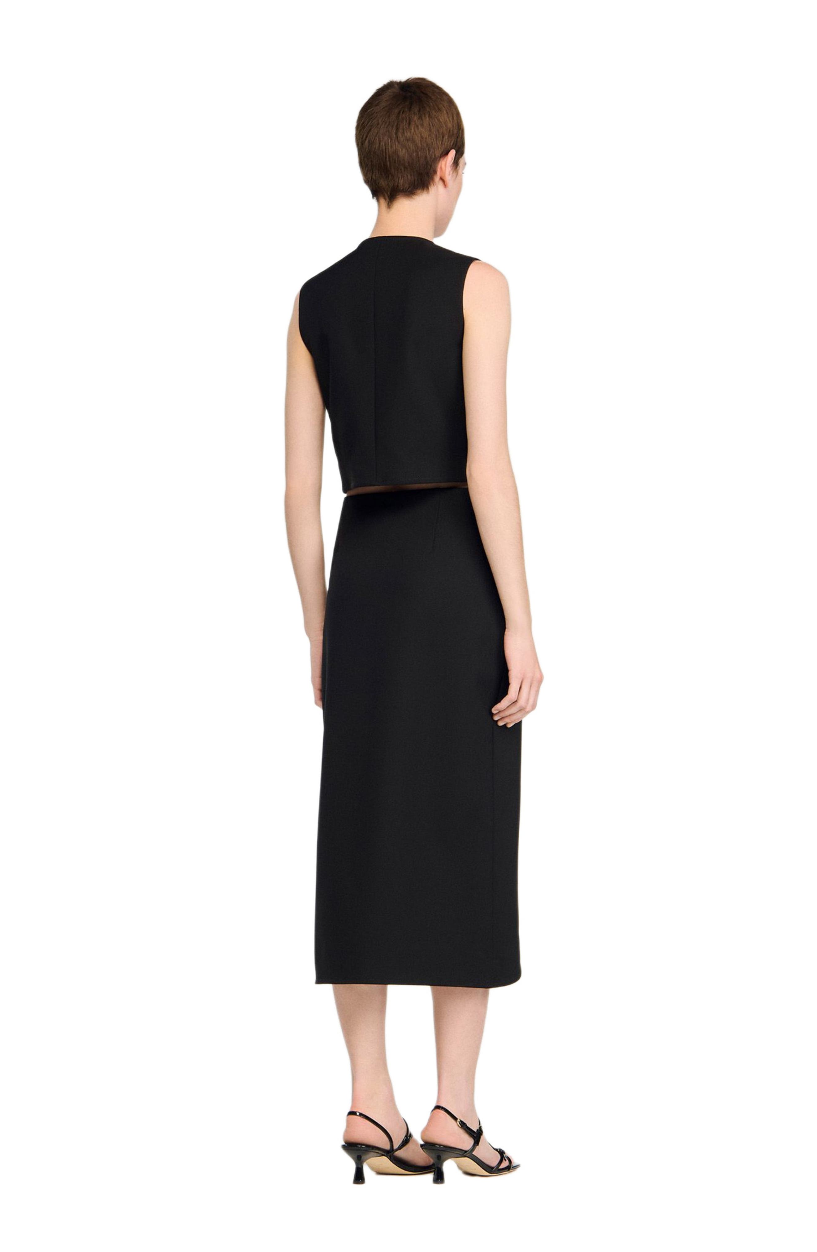 Buttoned midi skirt - image 2