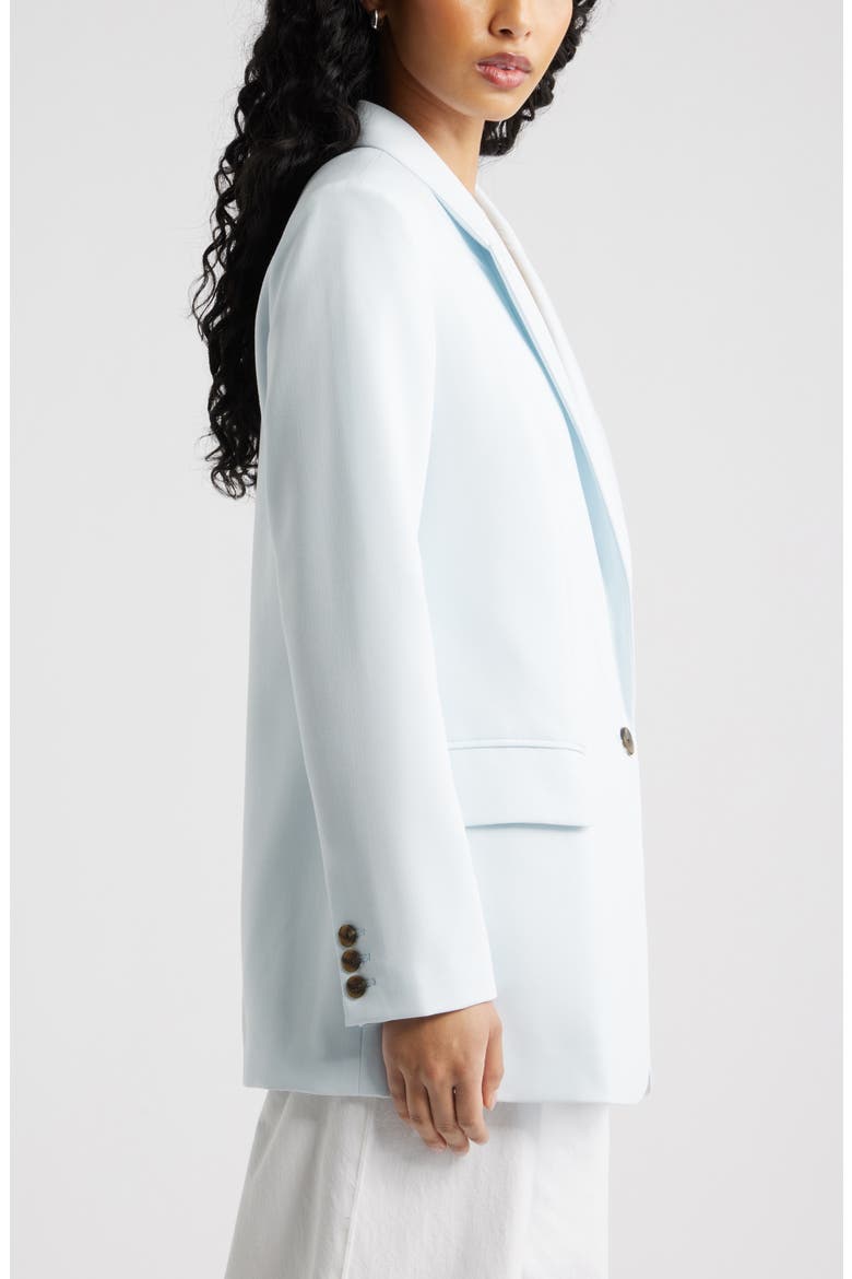 Icon Twill Blazer, Alternate, color, BLUE BREEZE