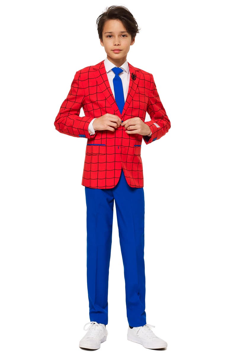 OppoSuits Spider-Man<sup>™</sup> Two-Piece Suit with Tie, Main, color, 