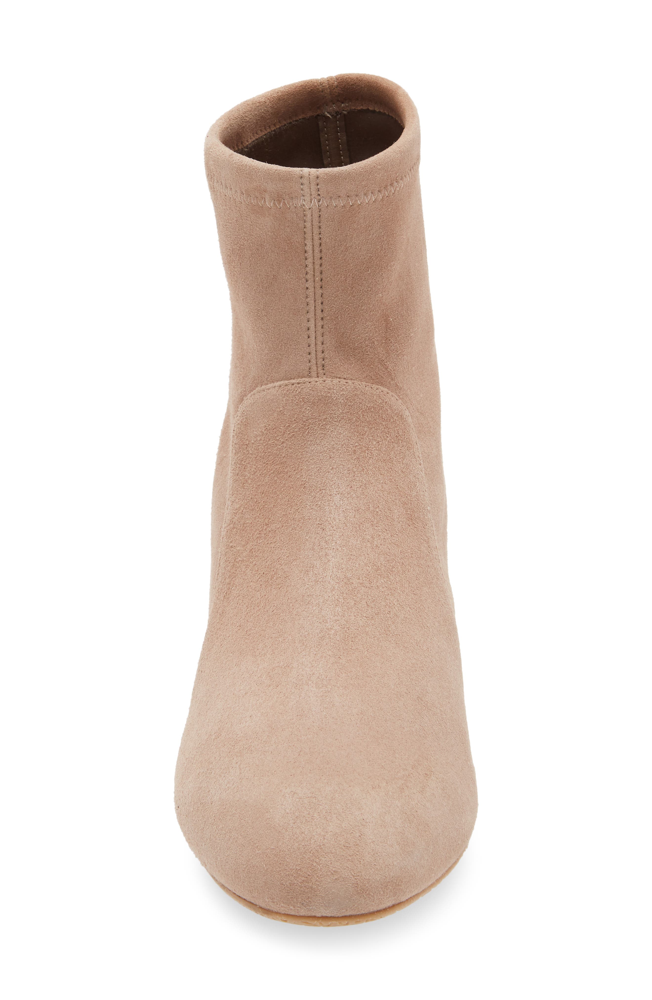 Flareblock 60 Zip Bootie, Alternate, color, TAN PATENT