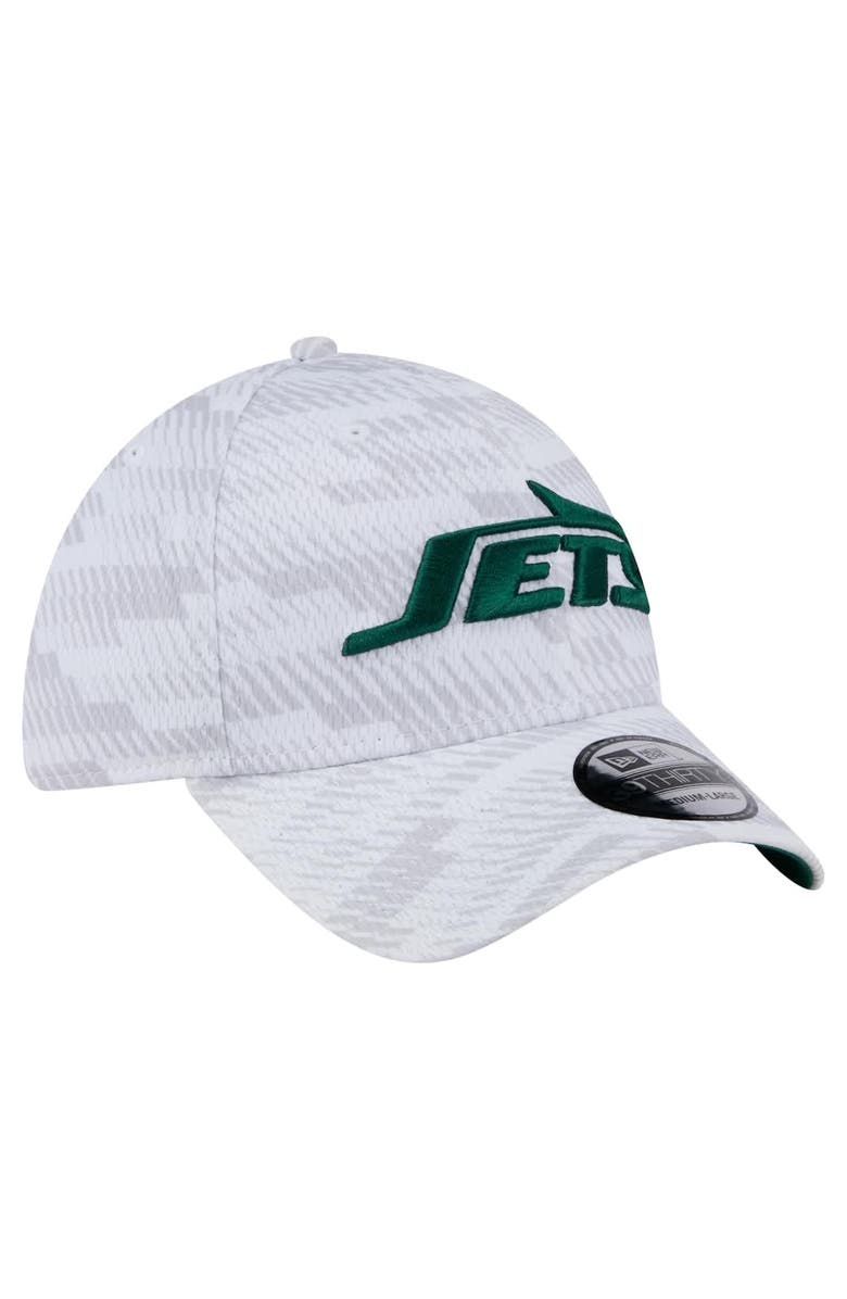 New Era Men's New Era  White New York Jets Gameday Graded 39THIRTY Flex Hat, Alternate, color, 