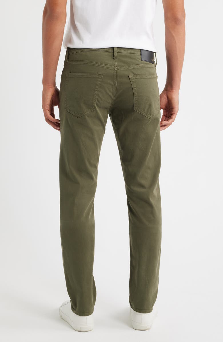 AG Tellis Stretch Sateen Modern Slim Pants, Alternate, color, Urban Green