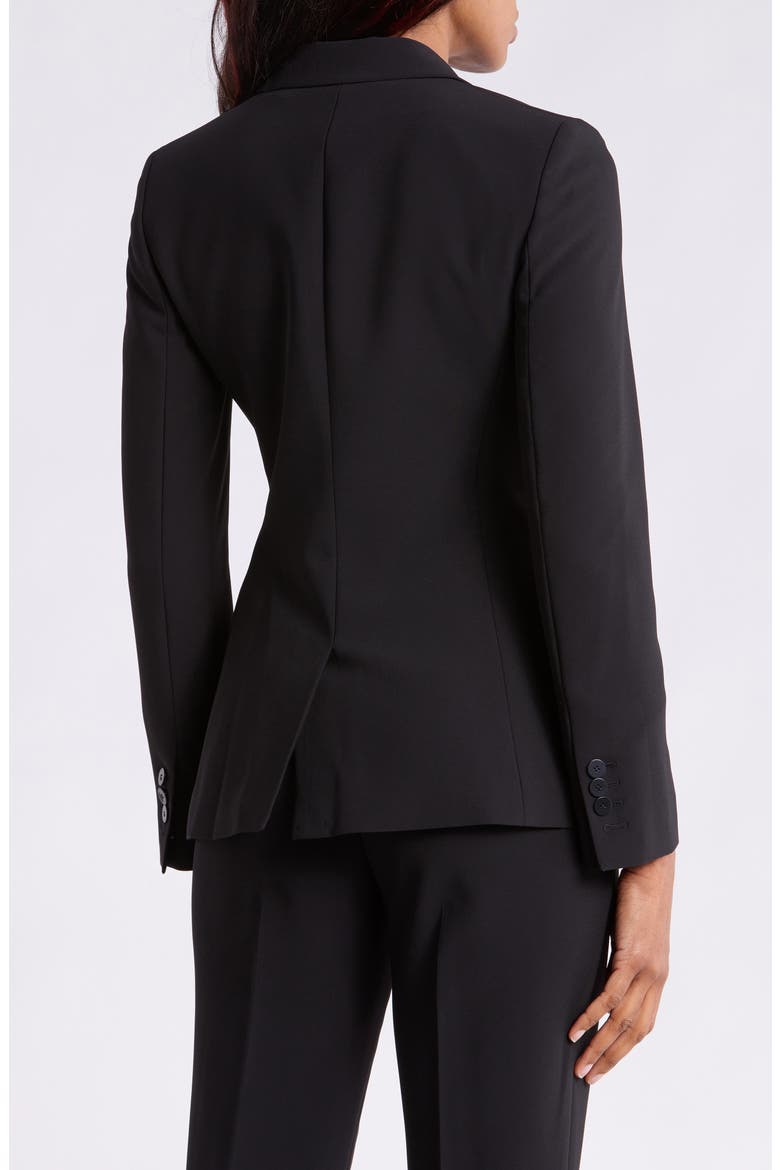 Staple City Crepe Blazer, Alternate, color, BLACK