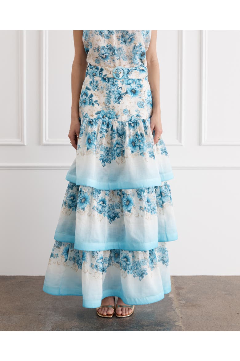 Celeste Maxi Skirt, Main, color, Dauphine