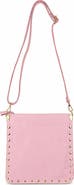 Persaman New York Francesca Studded Leather Crossbody
