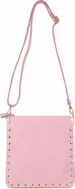 Persaman New York Francesca Studded Leather Crossbody