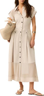 MINT VELVET Utility Midi Dress