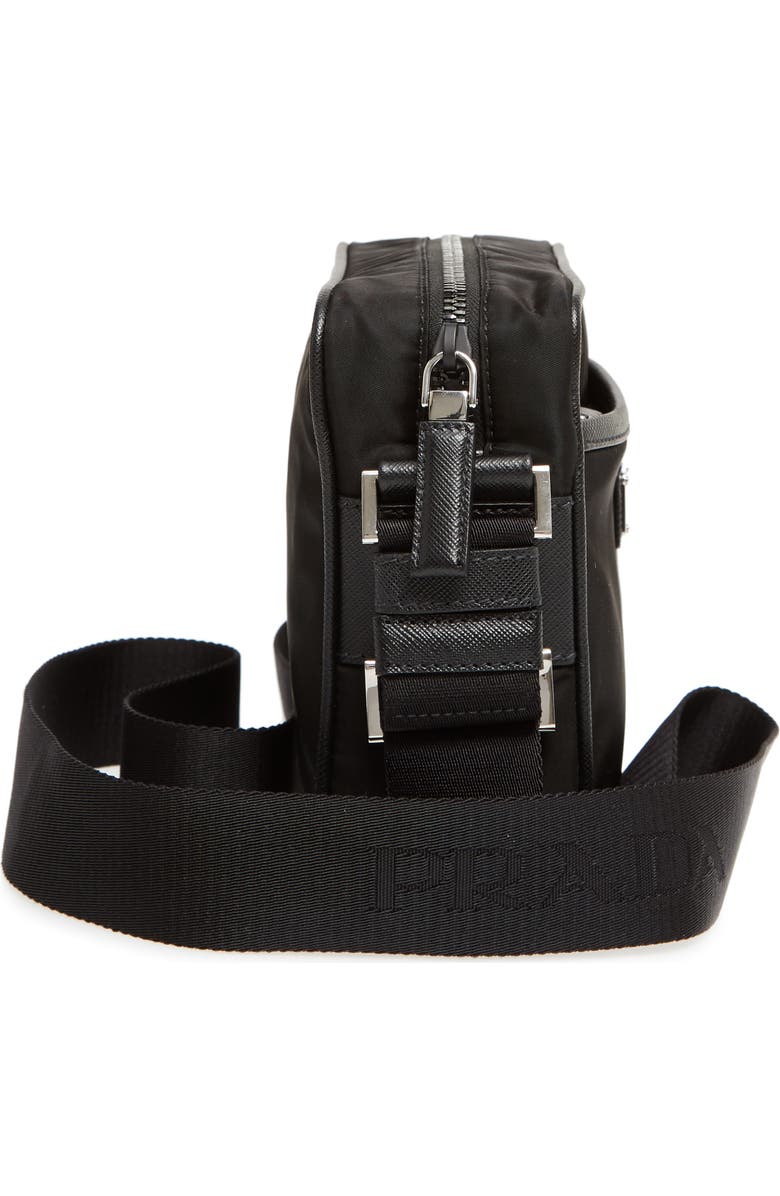 Prada Small Nylon Messenger Bag, Alternate, color,