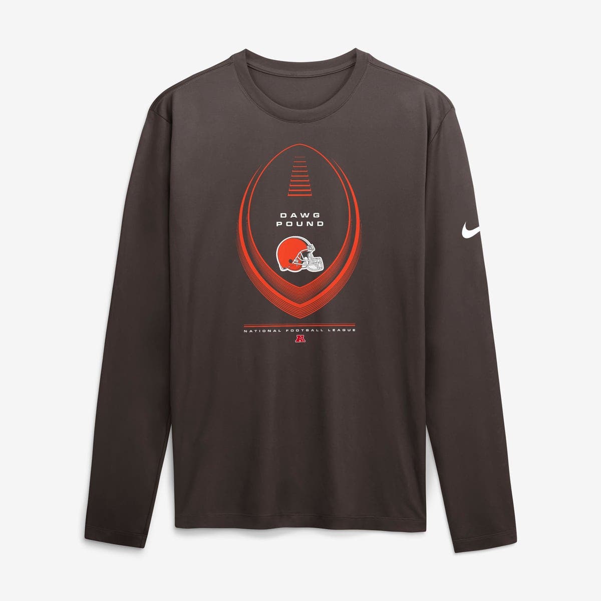 Nike Men's Nike Brown Cleveland Browns Legend Icon Dri-FIT Long Sleeve ...