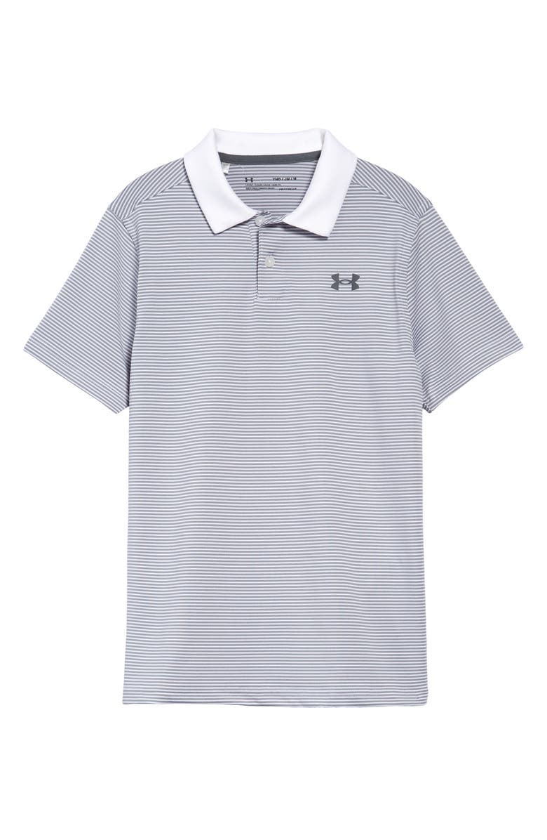 Under Armour Kids' Performance Stripe Polo, Main, color,