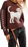 Free People Story Book Cotton Blend Sweater