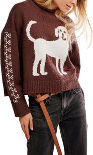 Free People Story Book Cotton Blend Sweater
