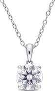 Julianna B. Moissanite Solitaire Pendant Necklace