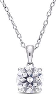 Julianna B. Moissanite Solitaire Pendant Necklace