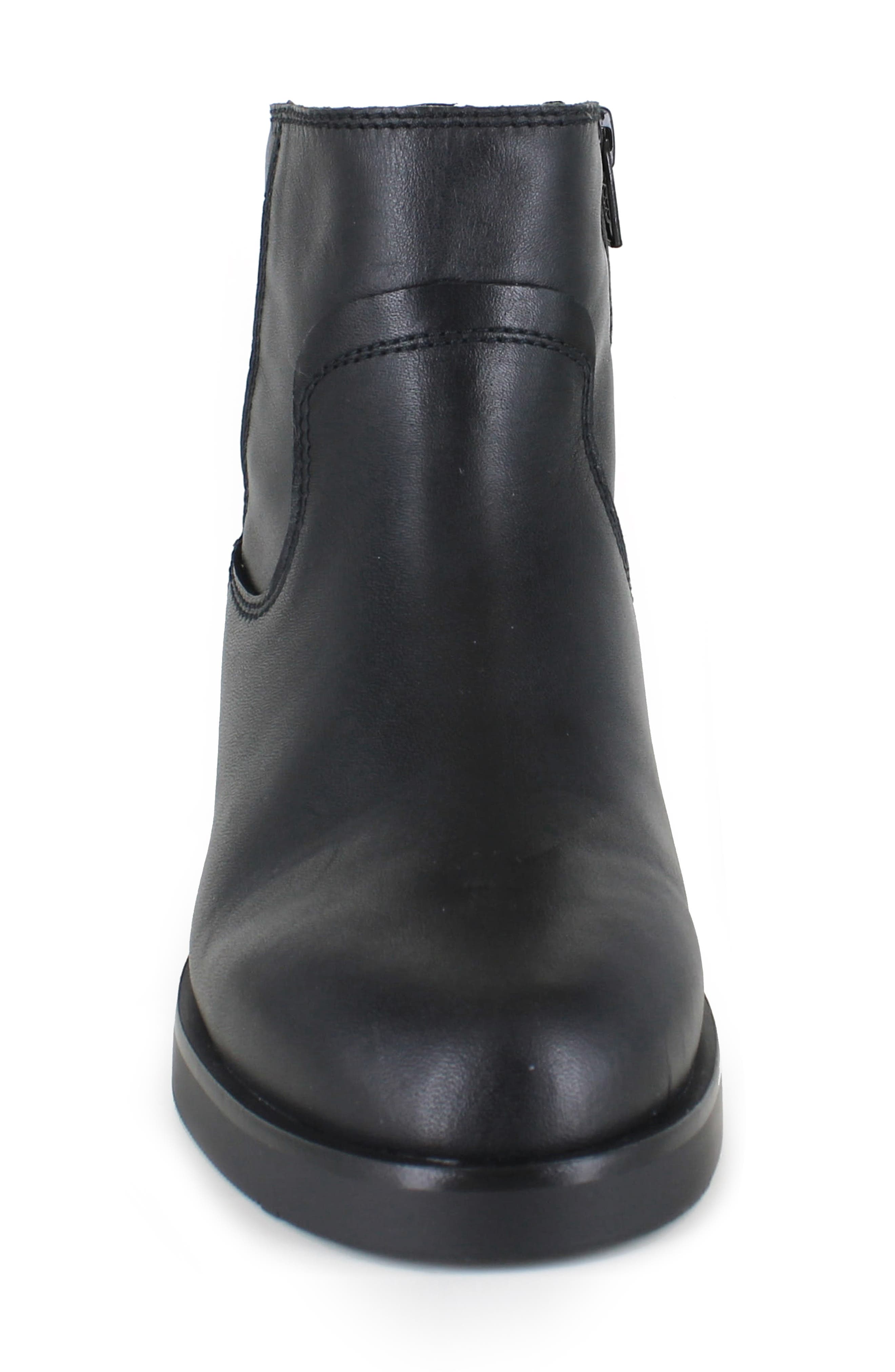 National Comfort Esmeralda Water Resistant Ankle Boot, Alternate, color, Black Leather