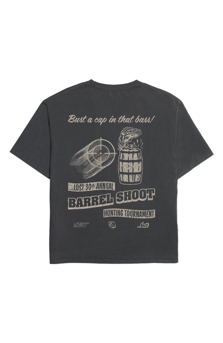Lost Barrel Shoot Boxy Heavyweight Graphic T-Shirt, Alternate, color, Vintage Black