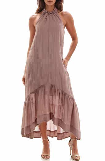 Socialite High/Low Halter Dress