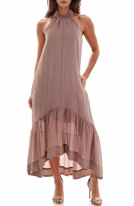 Socialite High/Low Halter Dress