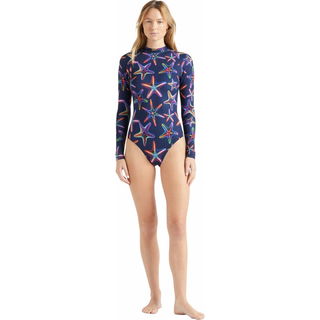 Shop Vilebrequin Disco Stars Uv Protection One-piece Rashguard