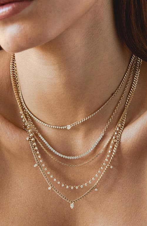 Zoë Chicco Box Chain Necklace In 14k Yellow Gold