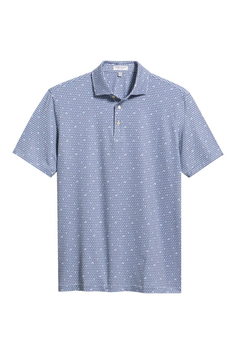 On the Half Shell Summer Comfort Performance Jersey Polo, Alternate, color, WHITE