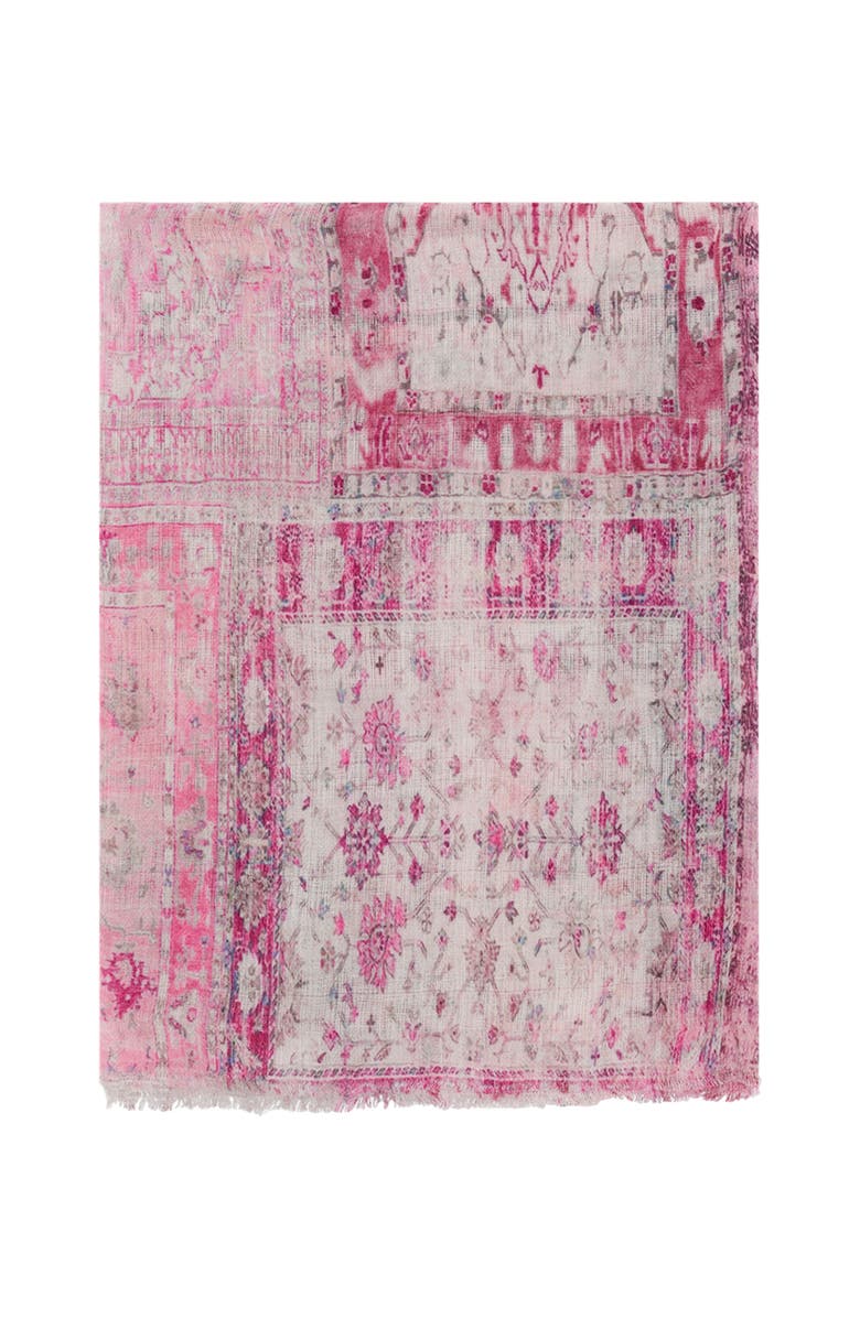 GERARD DAREL Daisy Printed Scarf, Main, color, Pink