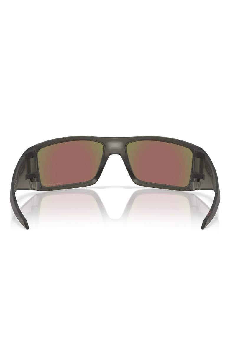 Oakley Heliostat 61mm Prizm<sup>™</sup> Polarized Rectangular Sunglasses, Alternate, color, Saphire