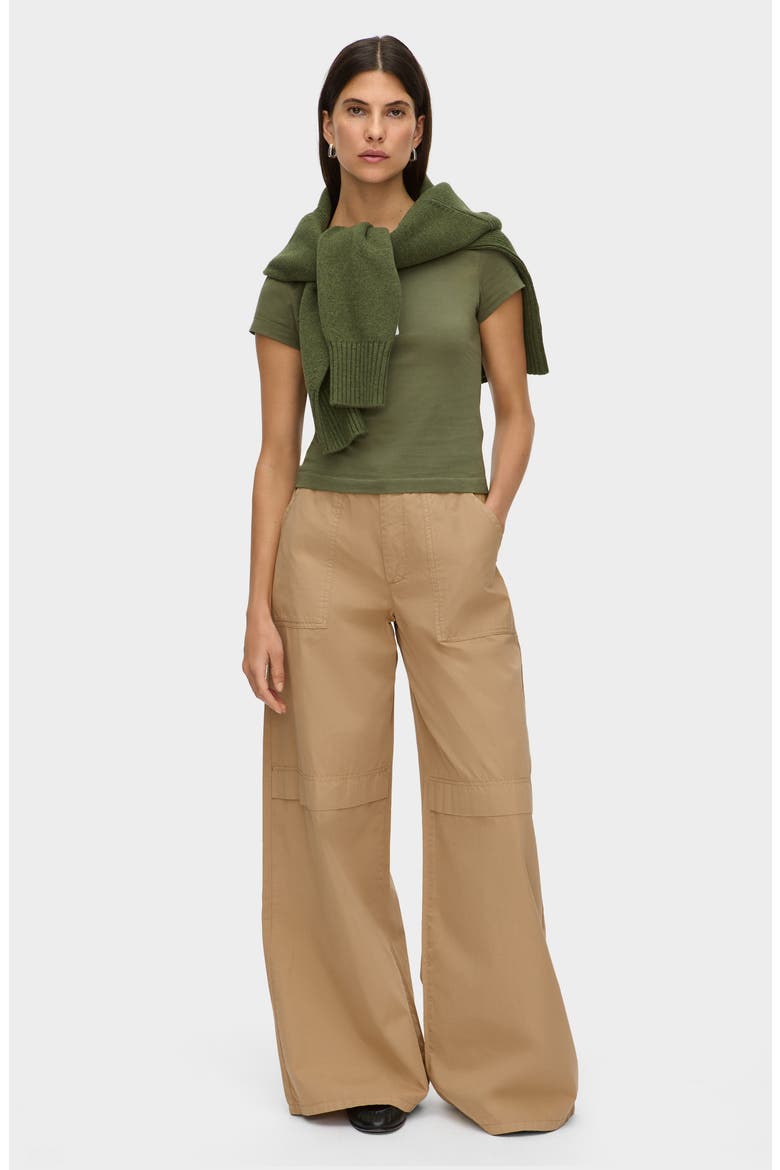 Aster Organic Cotton Pants, Alternate, color, CAMEL
