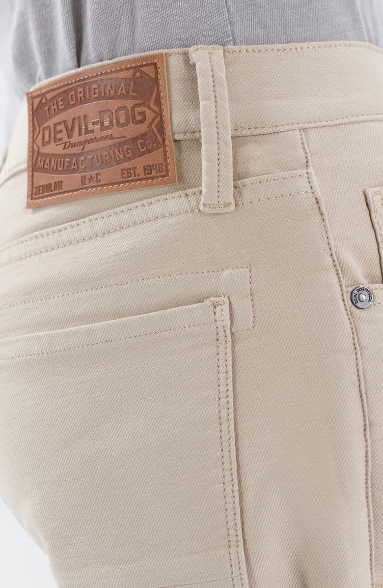 Devil-Dog Dungarees Athletic Fit Jeans, Alternate, color, Light Beige/ Khaki