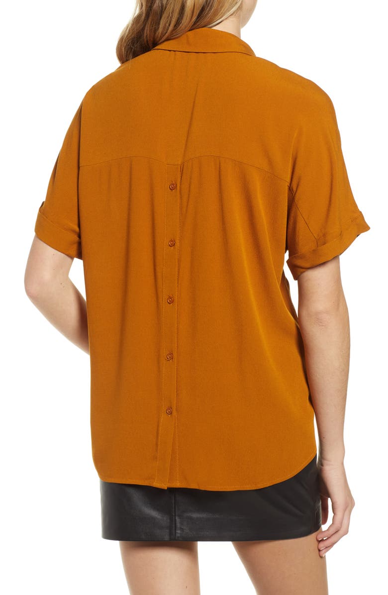 All in Favor Button Back Top, Alternate, color, 