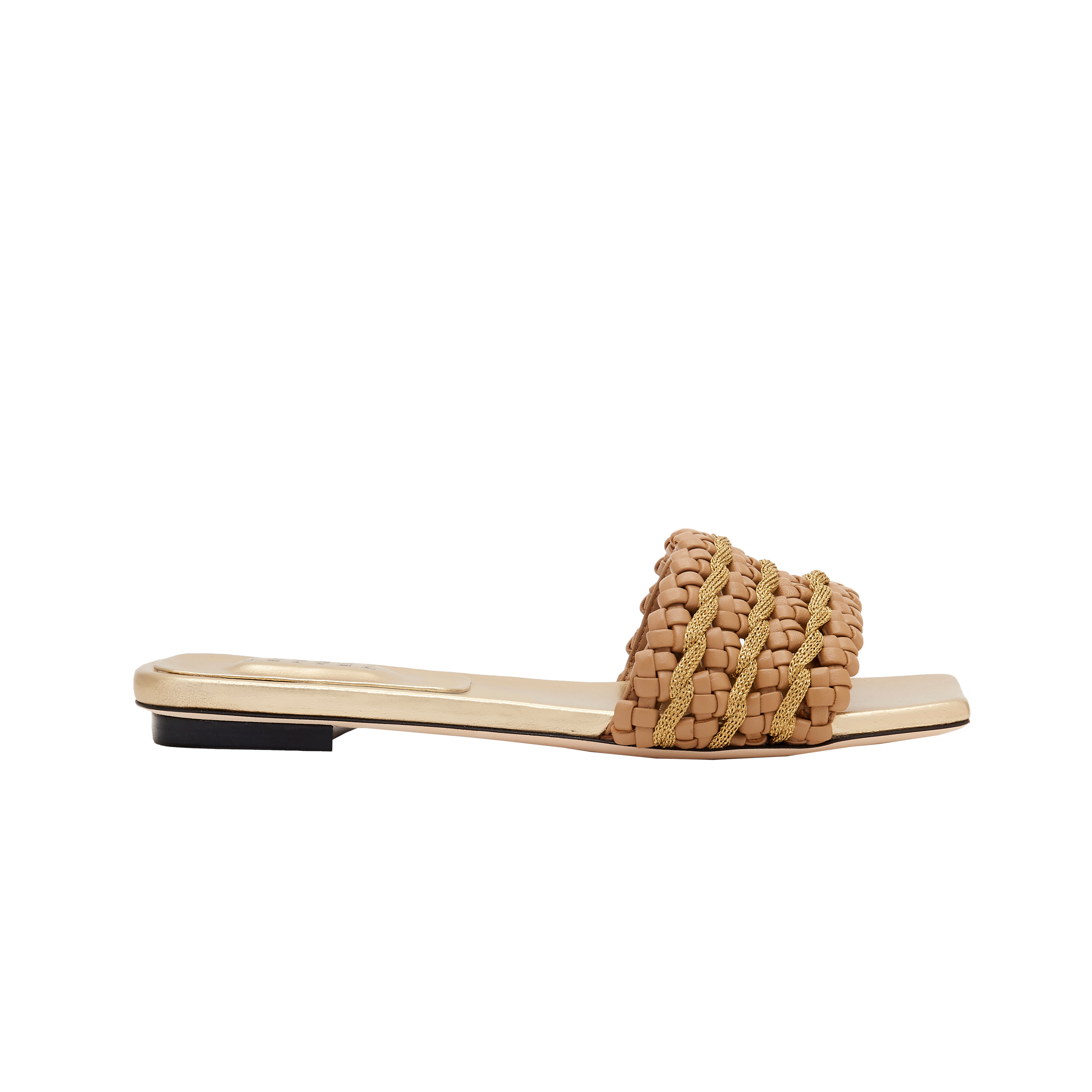 Aurnia Gold 10MM Sandal, Alternate, color, Gold