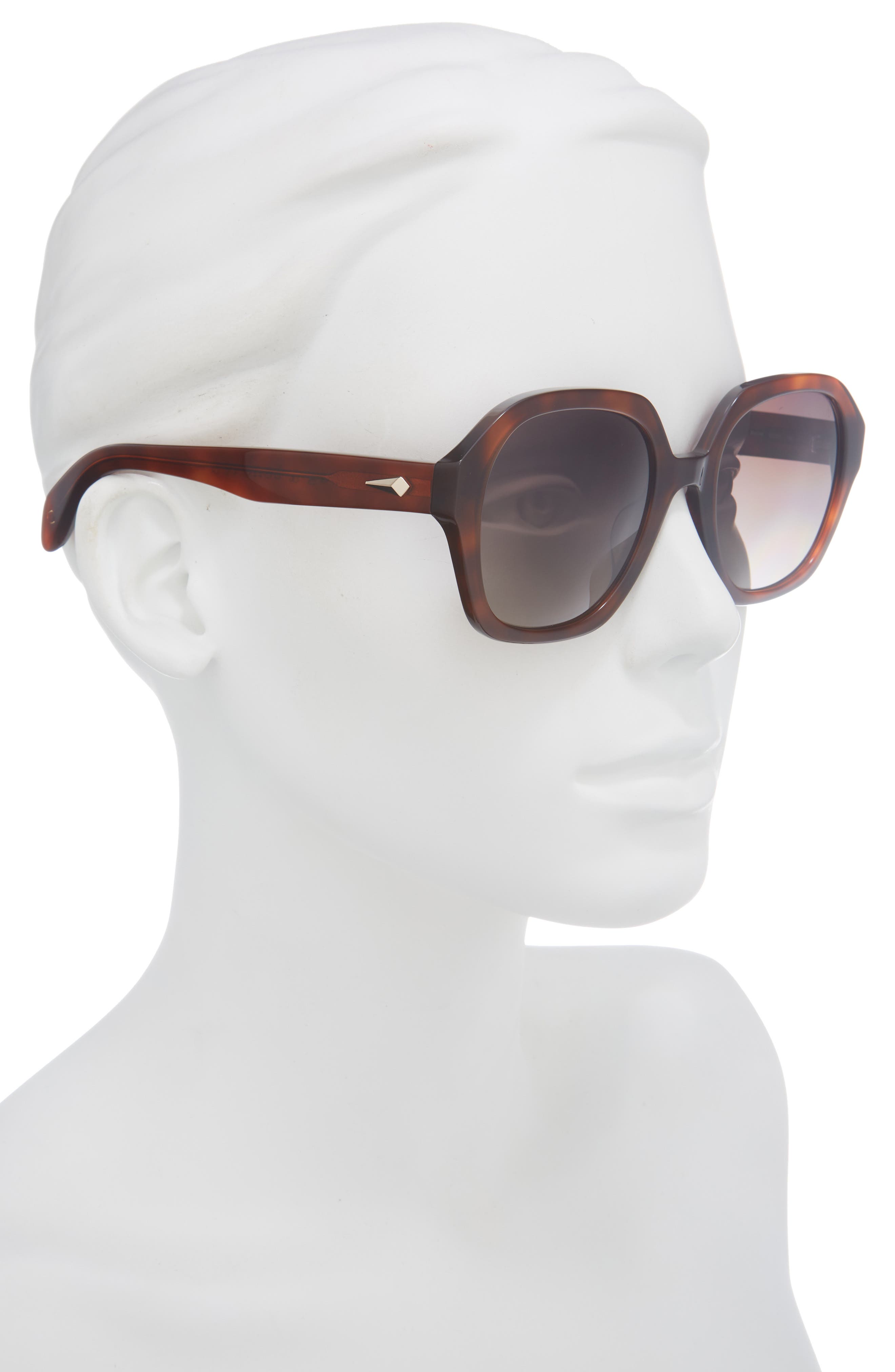 53mm Gradient Square Sunglasses