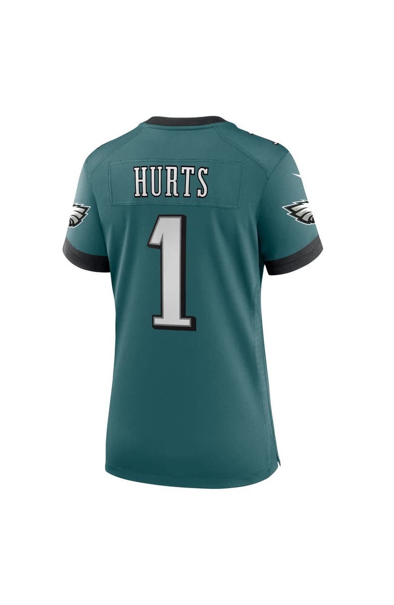 Nike Women's Nike Jalen Hurts Midnight Green Philadelphia Eagles Super Bowl LIX Game Player Jersey, Alternate, color,