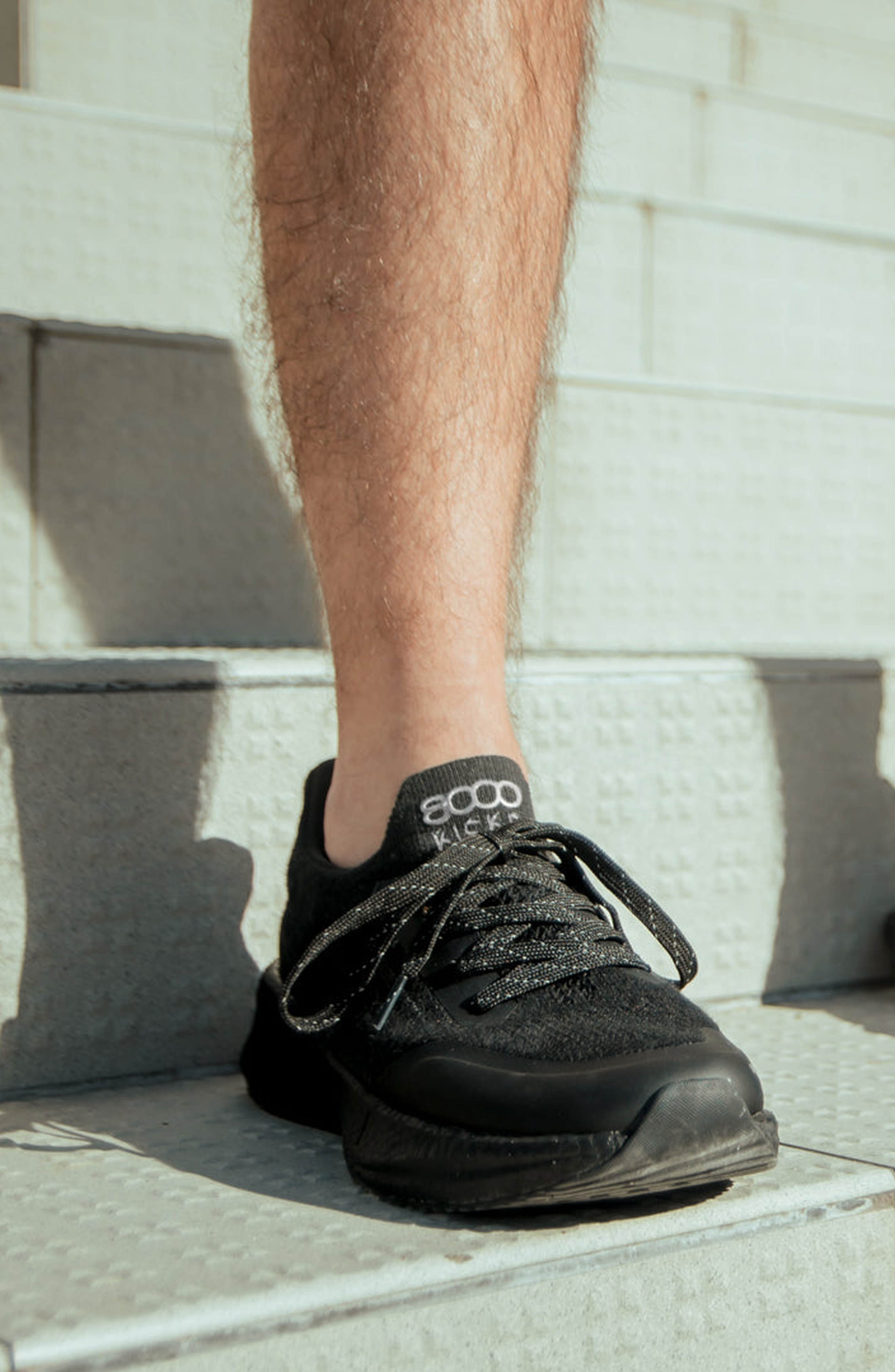 8000Kicks The Hemp Runner Sneaker, Alternate, color, Full Black