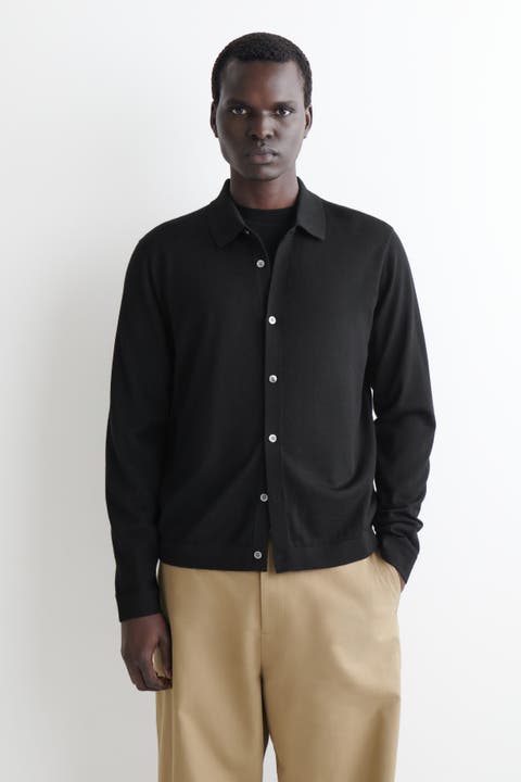 Knitted Merino Wool Shirt